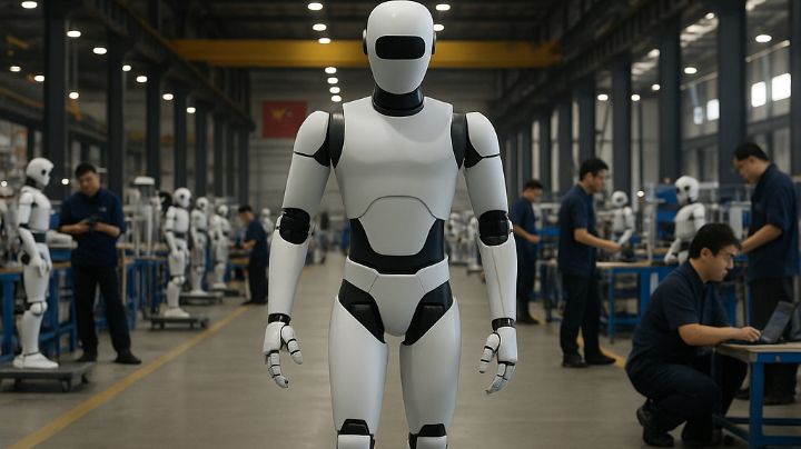 China acelera revolução industrial com robôs humanoides