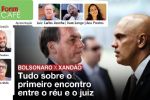 AO VIVO: Bolsonaro e Moraes frente à frente. Começa o julgamento do núcleo central do golpe