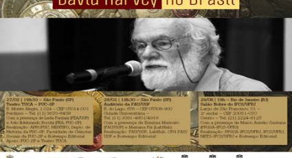 David Harvey faz conferências em São Paulo e Rio