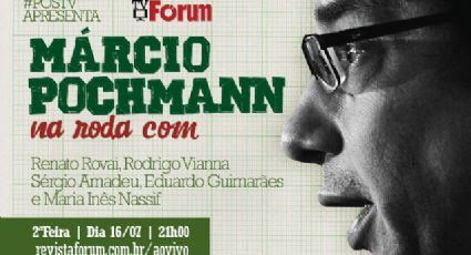 Assista aqui a entrevista com Marcio Pochmann na TV Fórum