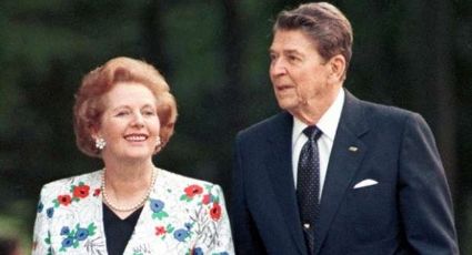 Thatcher, Reagan e o amigo suíço