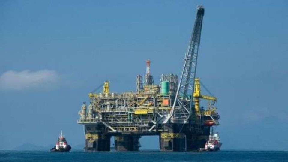 P-51, a primeira plataforma petroleira 100% brasileira (Foto Divulgação Petrobrás/Abr)