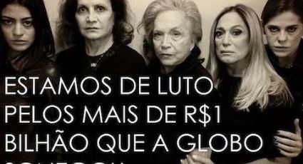 Luto das atrizes globais. Medo do Fisco?