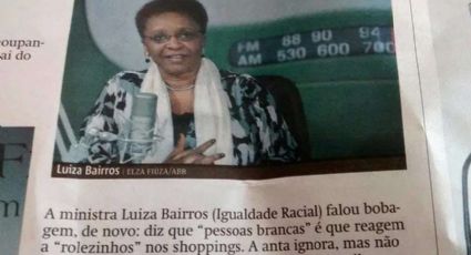 Colunista do jornal Metro chama ministra Luiza Bairros de “anta”