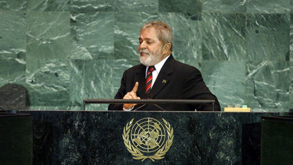 Lula durante discurso feito na Assembleia Geral das Nações Unidas em 2009 | Foto: ONU