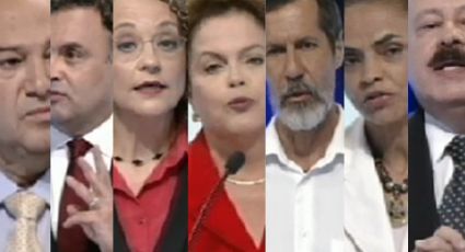 Em debate no SBT, Marina vira alvo e Dilma se mostra segura