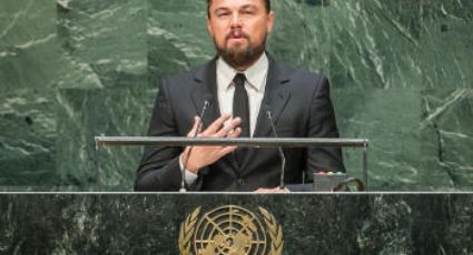 DiCaprio: ação pelo clima não é questão de política, mas de sobrevivência