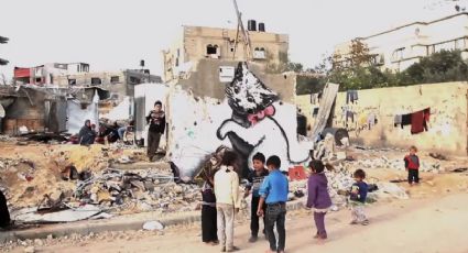 Banksy colore os escombros da Faixa de Gaza em vídeo; assista