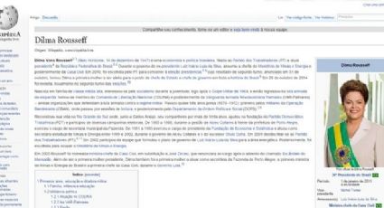 Jogo baixo: Perfil de Dilma no Wikipedia é sabotado e sugere que seu mandato termina em 2015