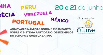 AO VIVO: Seminário internacional discute dinâmicas sociais e as mudanças no sistema partidário 