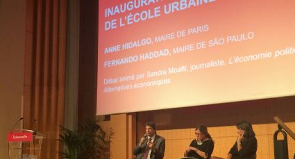 “Eu votaria no Haddad”, diz prefeita de Paris em debate na Sciences Po