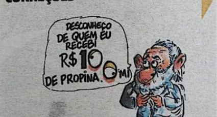 FHC é trocado por Lula em charge sobre propina no jornal 'Zero Hora' 