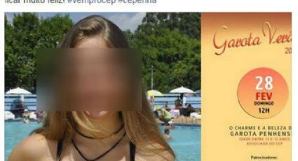 Clube é acusado de sexualizar meninas em divulgação de concurso de beleza