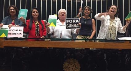 Luiza Erundina oficializa a candidatura para a presidência da Câmara