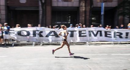 "Maratona Fora Temer": Cartazes são erguidos em muitos trechos da corrida