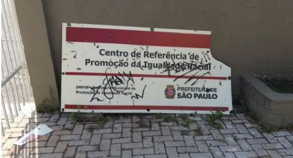 Centro de Referência de Promoção da Igualdade Racial, em SP, é alvo de vandalismo