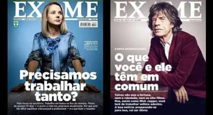 Capas de 2012 e 2017 mostram de que lado a Exame está