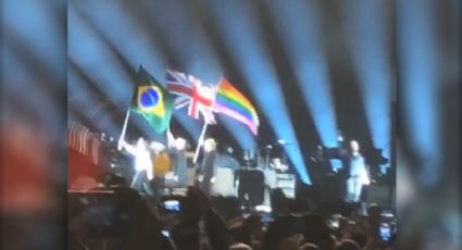 Paul McCartney levanta bandeira LGBT em show no Brasil