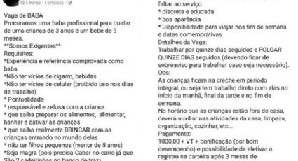 Gordofobia: Anúncio de emprego pede “babá magra para caber no carro”