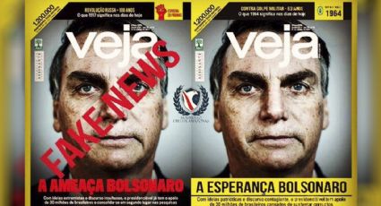 Filho de Bolsonaro chama capa da Veja de ‘fake news’