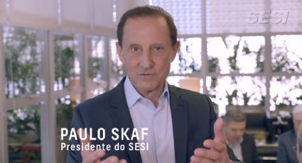 Pré-candidato ao Governo de SP usa publicidade do Sesi para se autopromover