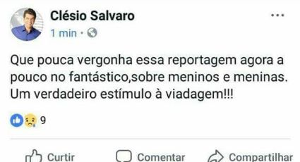 "Estímulo à viadagem", teria dito prefeito de Criciúma (SC) sobre matéria do 'Fantástico'