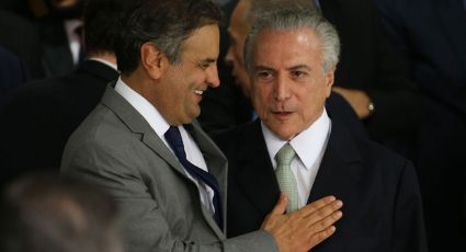 Planilha encontrada pela PF revela que Aécio tem cota de cargos no governo Temer