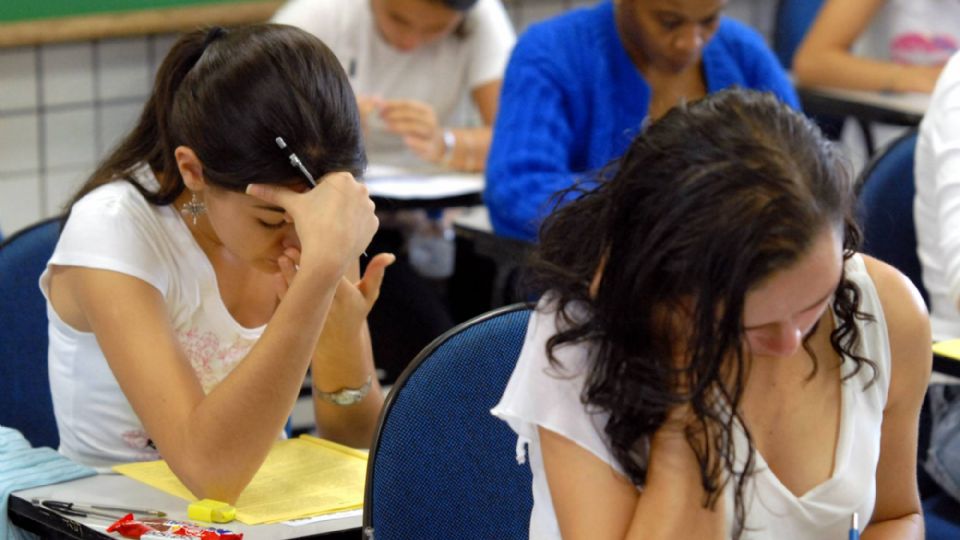 Alunos em prova do Enem (arquivo)