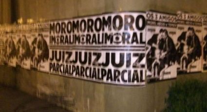 BH amanhece com cartazes de Moro Juiz Parcial. Vídeo