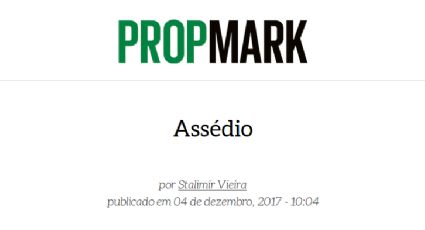 Em pleno 2017, jornal de publicidade publica "crônica" sobre assédio em agência como se fosse conto erótico