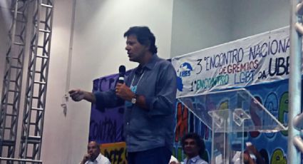 Encontro Nacional de Grêmios conta com a presença do ex-prefeito Fernando Haddad