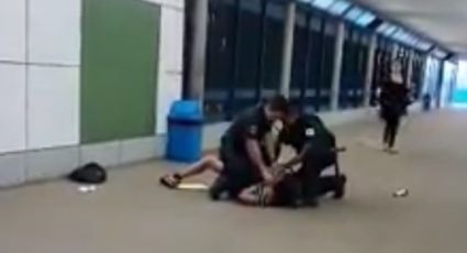 VÍDEO: Jovem chilena é agredida, algemada e detida por cantar em metrô do DF