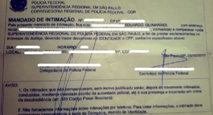 Blogueiro é intimado pela PF por "ameaçar" Sérgio Moro