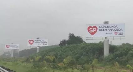 Doria burla lei Cidade Limpa e instala outdoors em Guarulhos