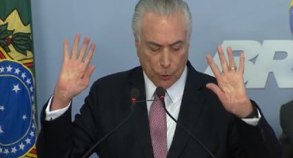 Temer: "Tenho orgulho de ser presidente. Não sei como Deus me colocou aqui"