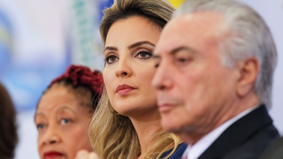 Temer e Marcela. Foto: Beto Barata/PR