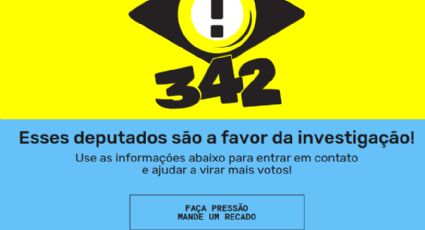 Está no ar o "342 agora", site para pressionar deputados a afastar Temer