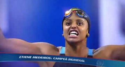 Negra e nordestina, Etiene Medeiros faz história ao ser primeira mulher brasileira campeã mundial de natação