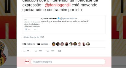 Danilo Gentili continua tentando censurar jornalista