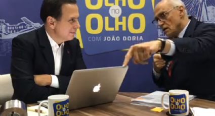 Com um sorriso no rosto, Doria ouve Suplicy destrinchar atrocidades de seu governo