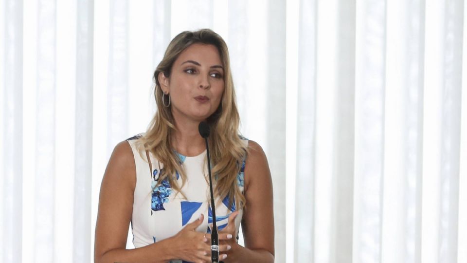 Brasília - A Primeira Dama Marcela Temer durante reunião com as primeiras damas para apresentação e mobilização de açoês regionais do Programa Criança Felix. (Antonio Cruz/ Agência Brasil)