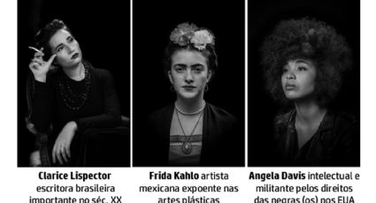 Personalidades femininas em releituras fotográficas