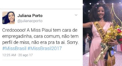 Miss Brasil 2017 é alvo de racismo nas redes: “tem cara de empregadinha”