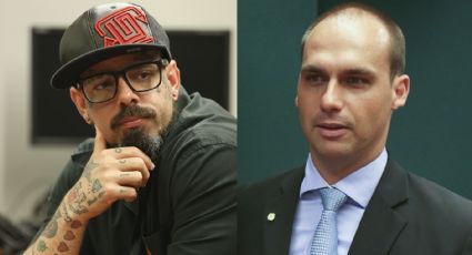 Tico Santa Cruz acaba com filho de Bolsonaro em post e o desafia para um encontro pessoal