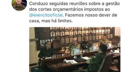 General Villas Boas, chefe do Exército, critica caos fiscal de Temer e diz no Twitter que “há limites”