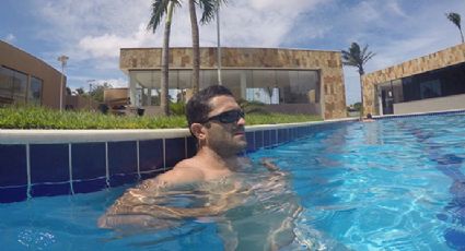 Feminicídio: PM que matou mulher e deveria estar preso faz foto curtindo piscina