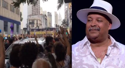 Thobias da Vai-Vai é vaiado por milhares em SP por tentar cantar o samba da Globo. Vídeo