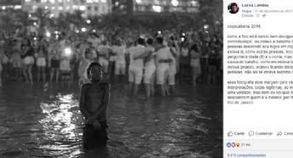 Fotógrafo encontra menino da foto do réveillon na Praia de Copacabana