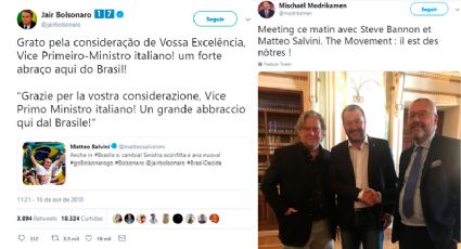 Pelo Twitter, Bolsonaro agradece apoio de ultra-direitista italiano e diz que, se eleito, extraditará Battisti