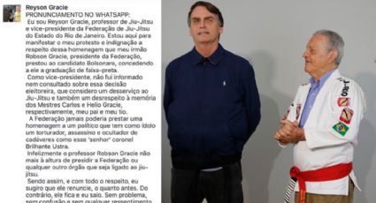 Entrega de faixa preta de jiu-jitsu a Bolsonaro causa atrito entre irmãos Gracie